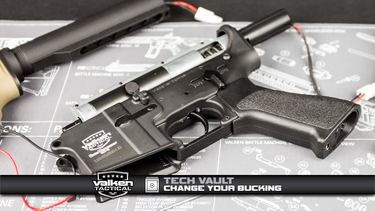 Valken Tech Vault - Battle Machine - Changing Your Bucking