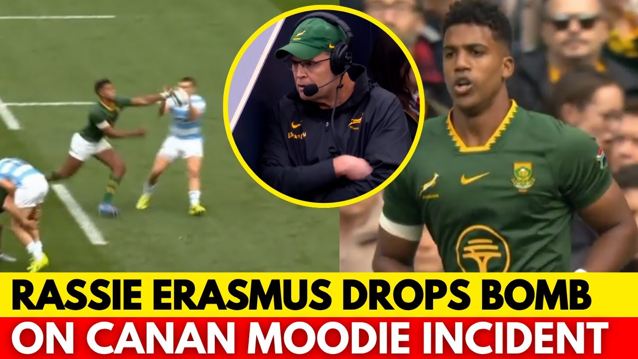 🚨RASSIE ERASMUS PRZERYWA MILCZENIE W SPRAWIE KARTY CANAN MOODIE | WIADOMOŚCI SPRINGBOKS