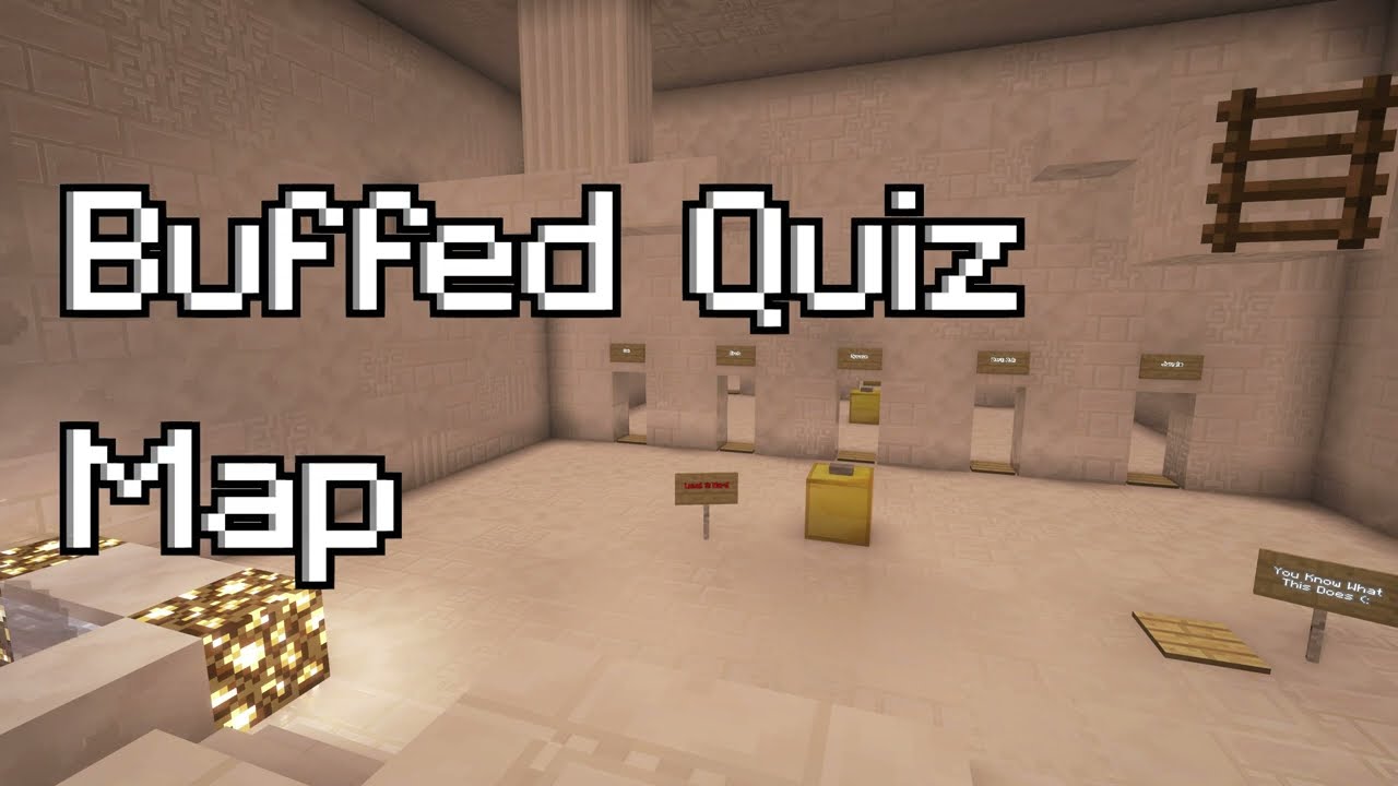 Minecraft map 666 ( Buffed Quiz Map )
