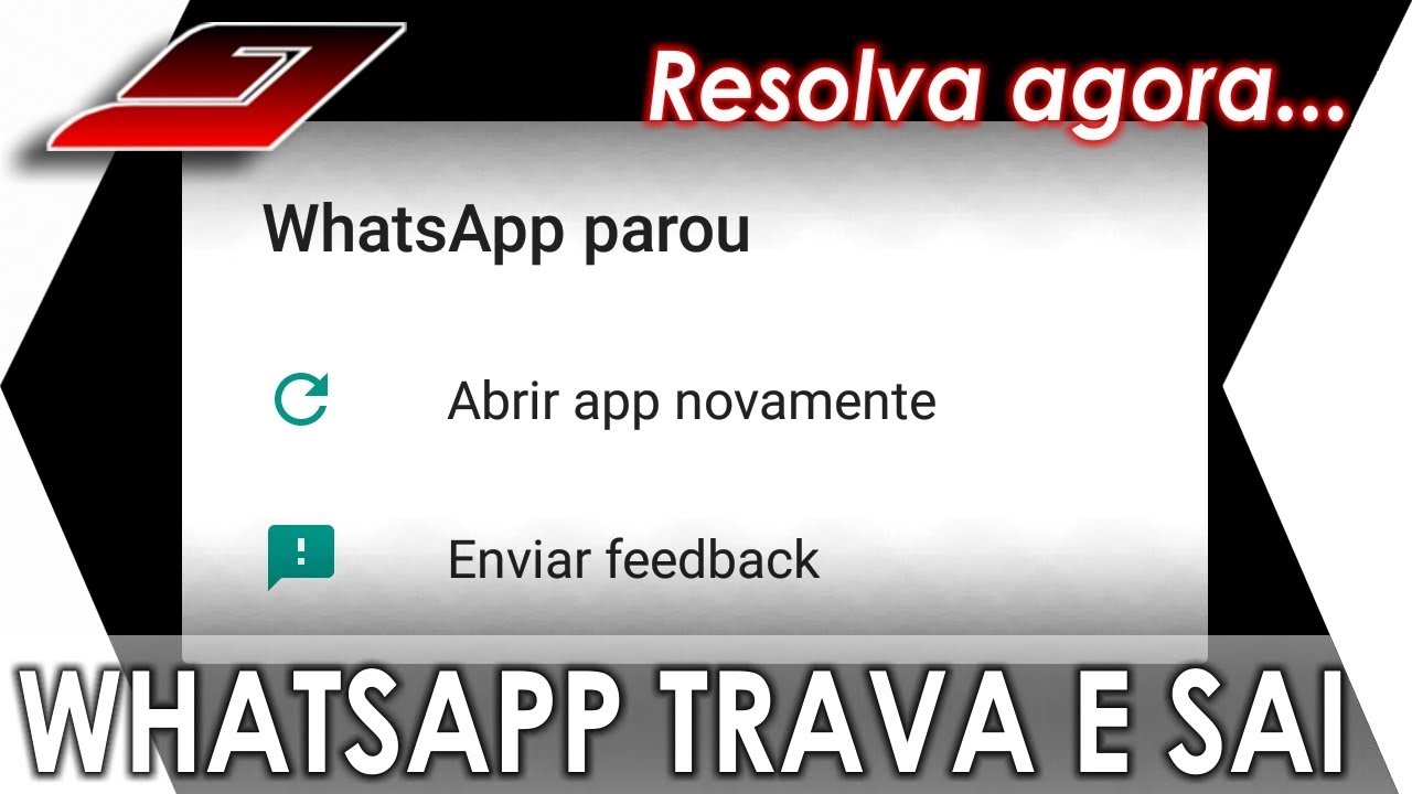 WHATSAPP PAROU DE FUNCIONAR (COMO RESOLVER) | Guajenet