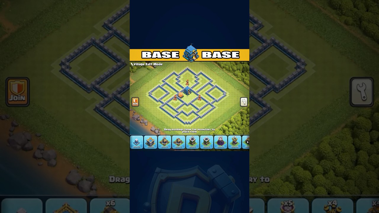 TH12 FARMING BASE 2025!🍊 #th12farmingbase