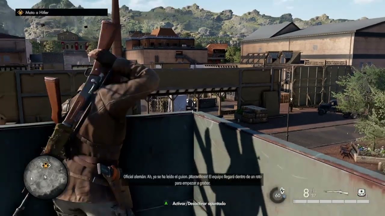 Sniper Elite: Resistance Luces Camara Achtung Gameplay Full Game
