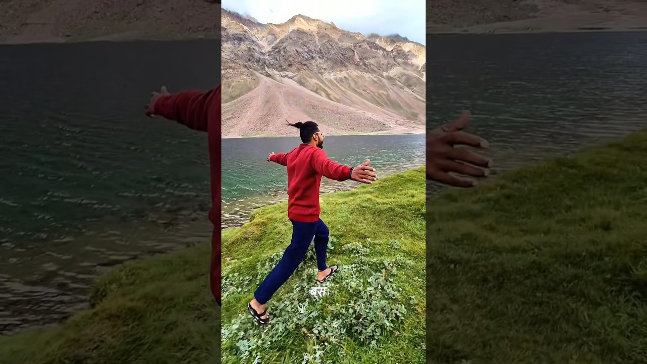 Beautifull Chandartall Lake             #explore #chandratal #spitivalley #india #ghumighumi #treval