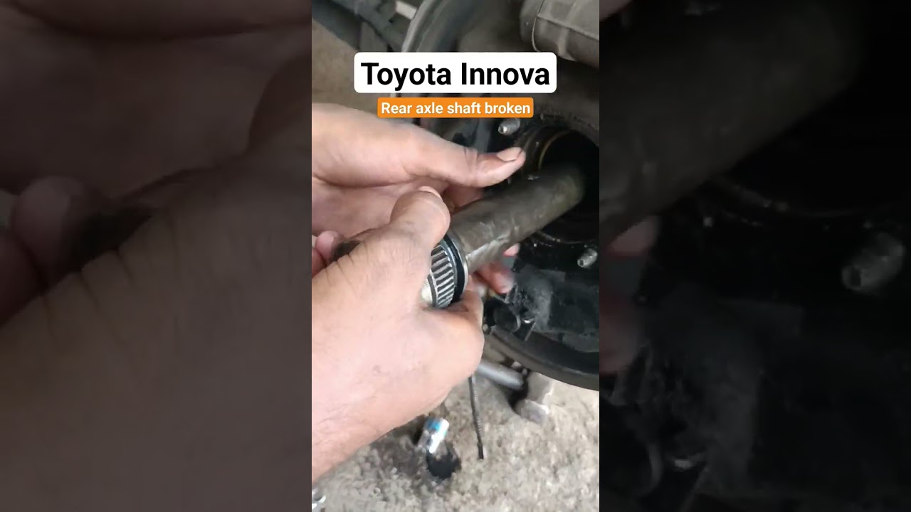 Toyota innova rear axle shaft broken #shorts