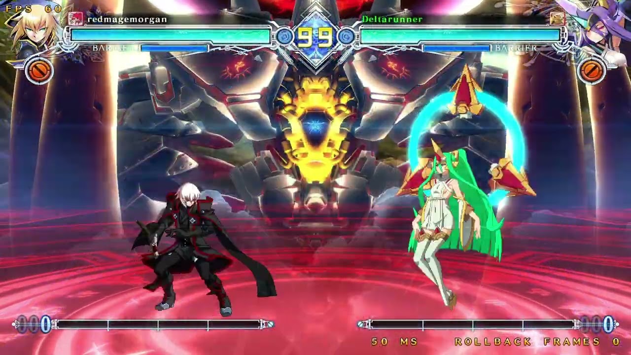 BBCF FT5 - redmagemorgan (Jin) vs Deltarunner (Izanami)