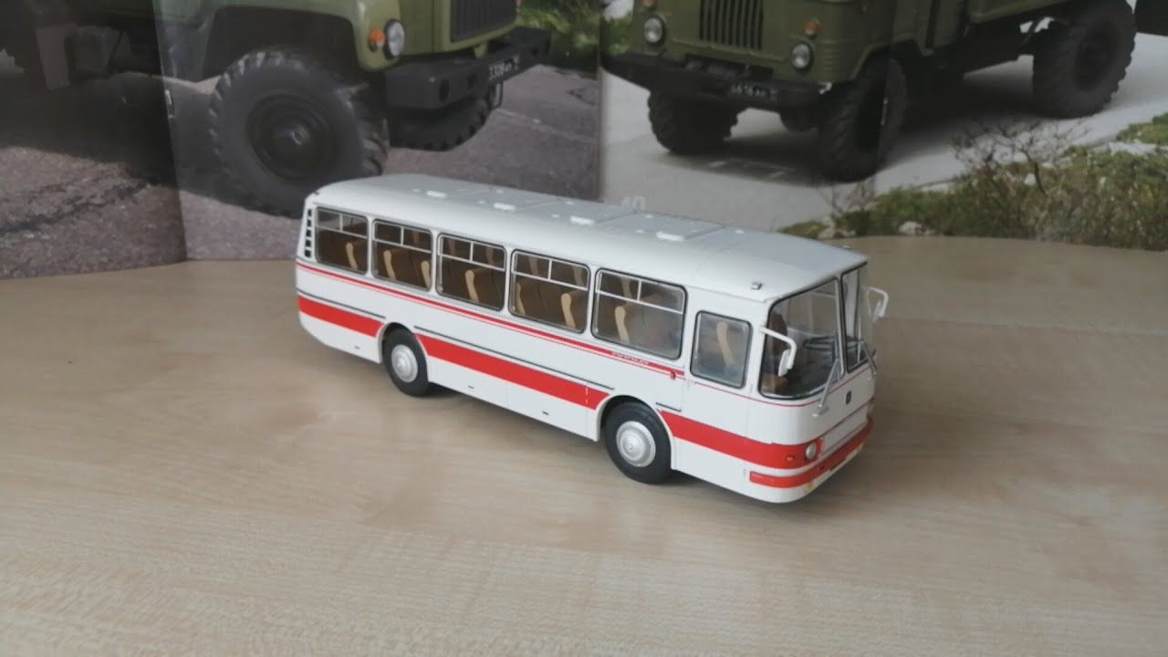 Обзор модели Лаз-697н, масштаб 1:43, 