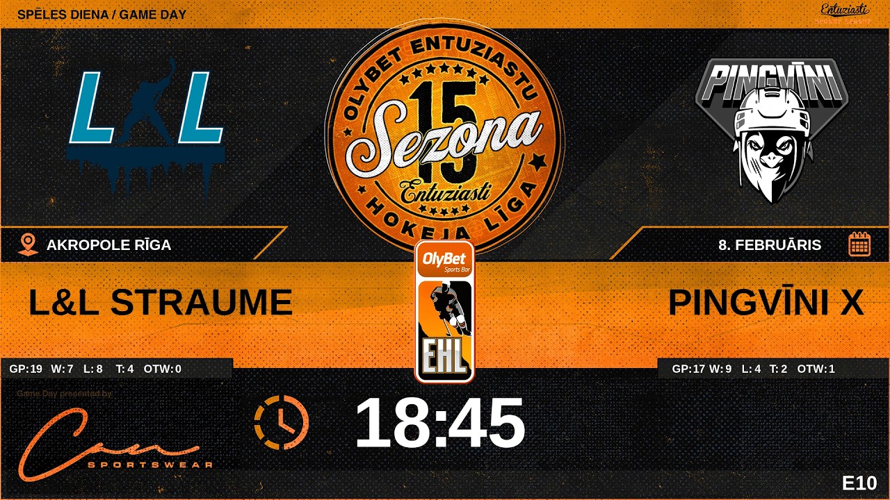 2026 02 08 | L&L STRAUME (LST) - PINGVĪNI X (PNX) | E10
