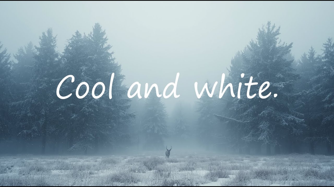 Cool and white