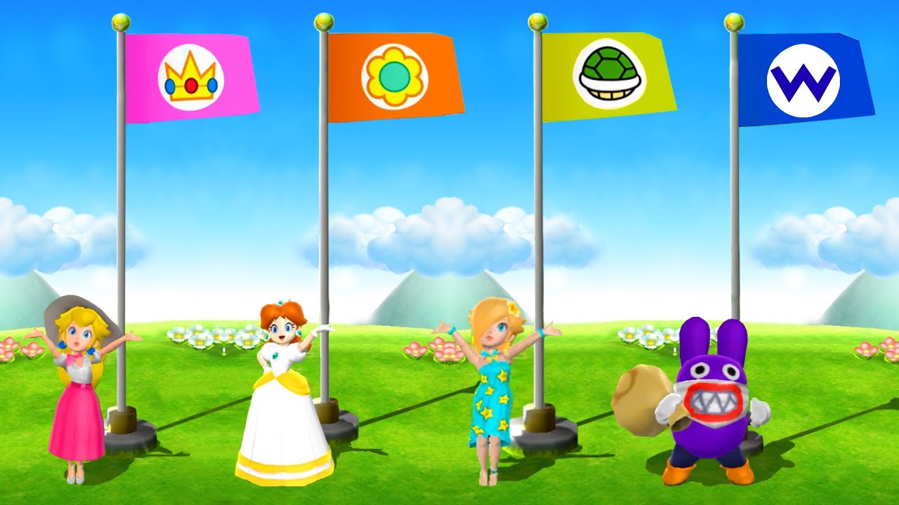 【マリオパーティ9】ミニゲームピーチVsデイジーVsロゼッタVsトッテン(COM最強 たつじん)