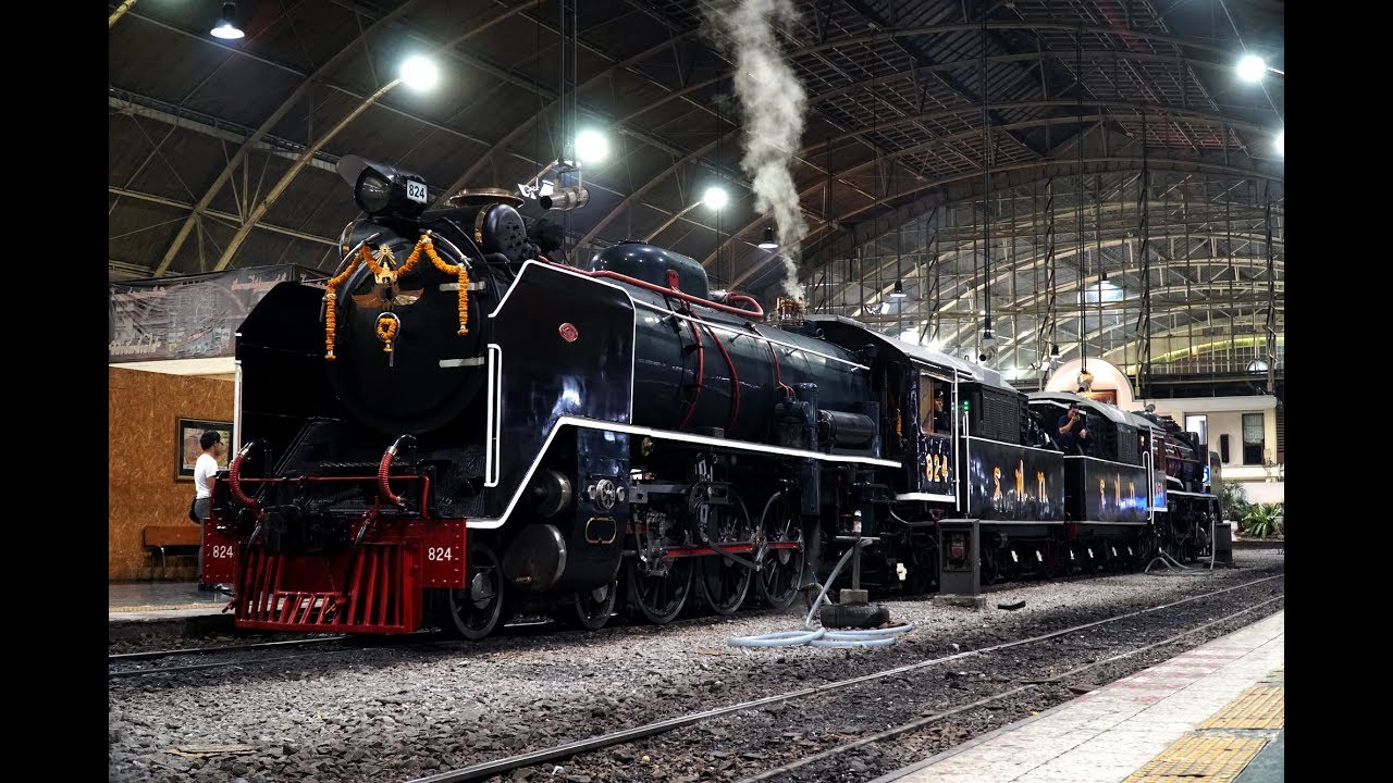 [[ รีวิวการเดินทาง ]] ขบวนรถไฟพิเศษนำเที่ยวรถจักรไอน้ำที่ 907 กรุงเทพ - นครปฐม Steam locomotive