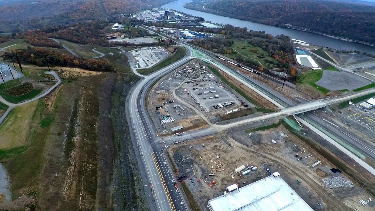 Shell Cracker Plant construction in Beaver County Pa. 10-30-2016
