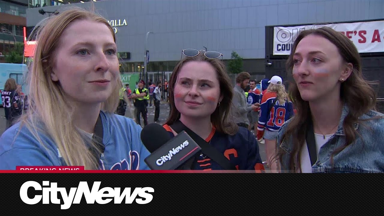 Disappointed Oilers fans trickle home from watch parties