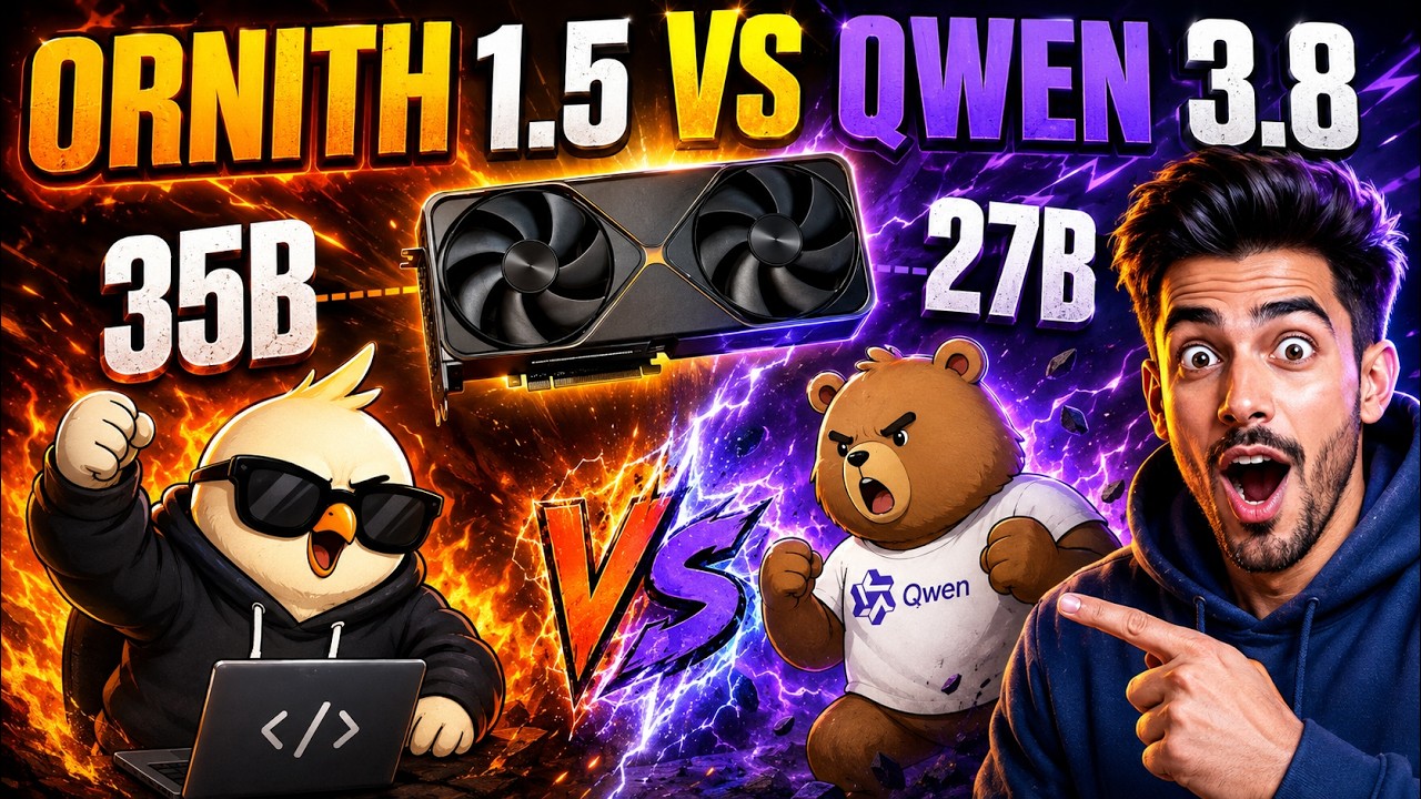 Ornith 1.5 35B vs Qwen 3.8 27B: Which Local Model Actually Wins?