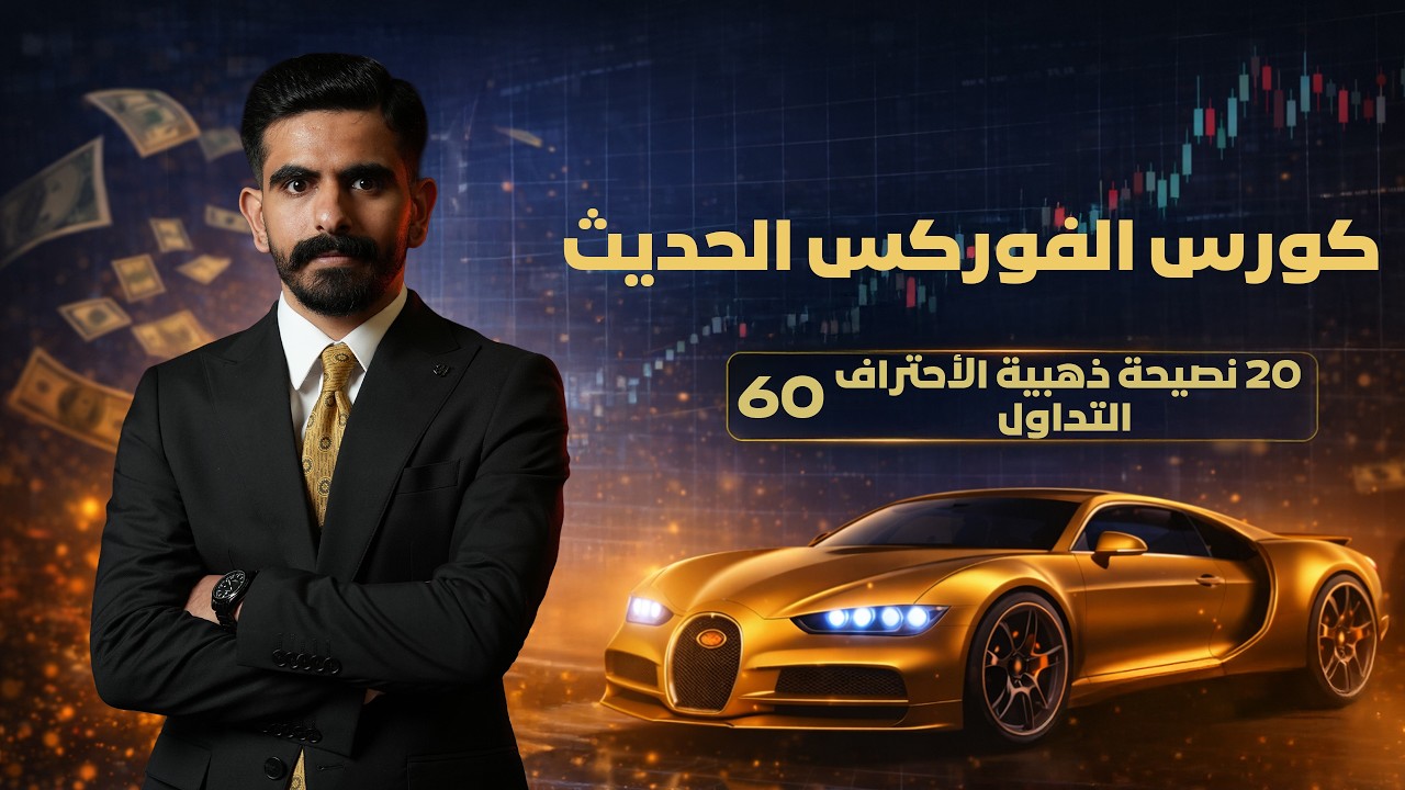 كورس الفوركس الحديث / الدرس 60 / 20 نصيحة ذهبية الاحتراف التداول