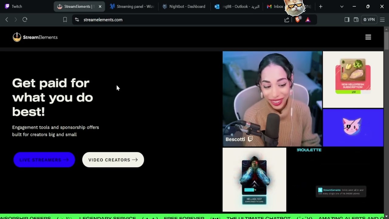 كيف تضيف البوتات للبث how to add bots for your stream