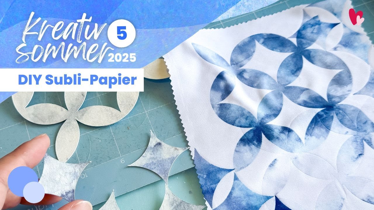 ☀️Subipapier/ Infusible Ink selbst herstellen | Kreativsommer-Tage 2025 #5 - Sublimieren mit Cricut