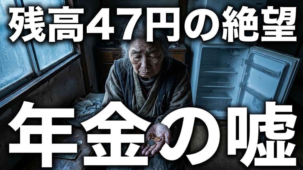 77歳、残高47円。年金生活の残酷な嘘と、1個のおにぎりも買えなかった夜