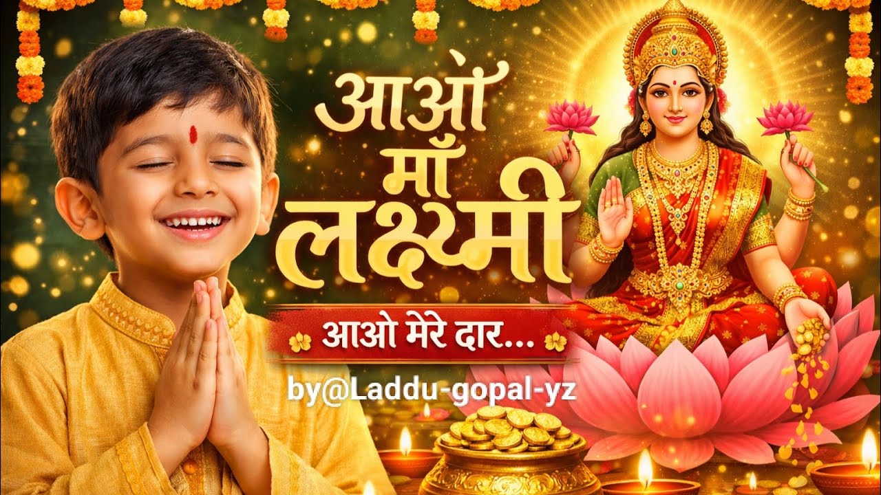 🌸 शुक्रवार स्पेशल लक्ष्मी माता भजन | नन्हे बच्चे की मीठी आवाज़ में | Maa Laxmi Bhajan Full