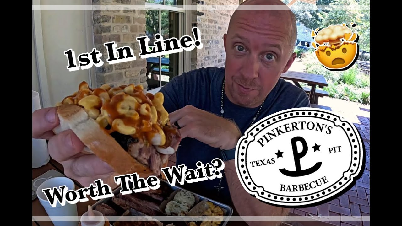 Ep.12 : 1st In Line At Pinkerton's Bbq!!  Worth The Wait Bbq Tour??
