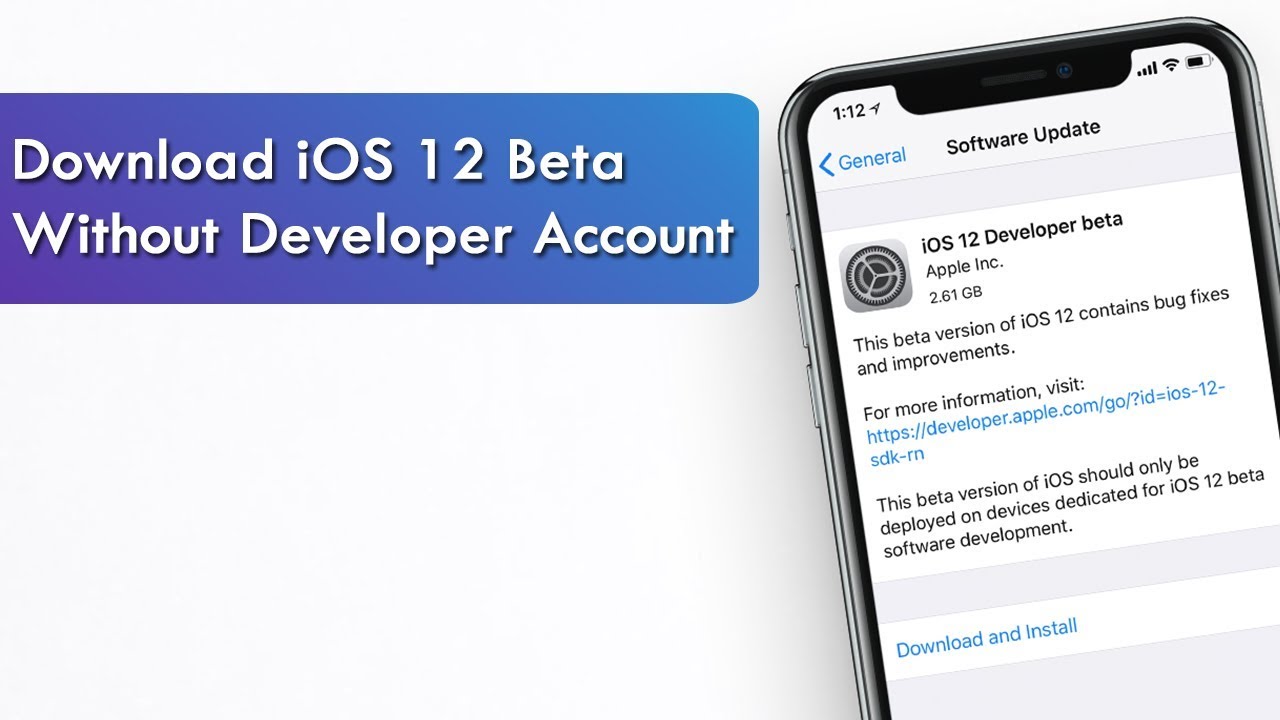 How to Download and Install iOS 12 Beta 1 Without Developer Account