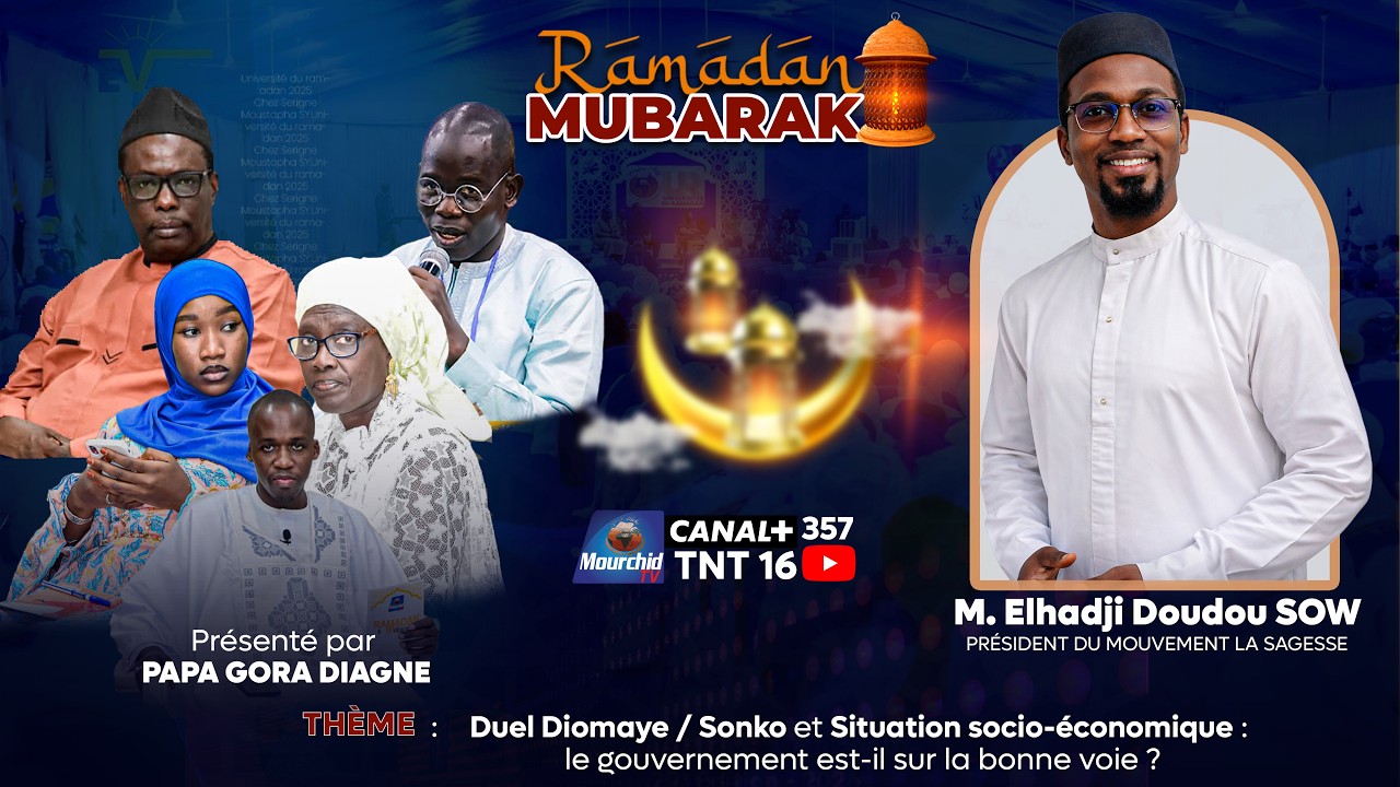 🔴Direct Tivaouane| Plateau Ramadan Mubarack du 11 Mars 2026 avec Pape Gora DIAGNE sur Mourchid TV