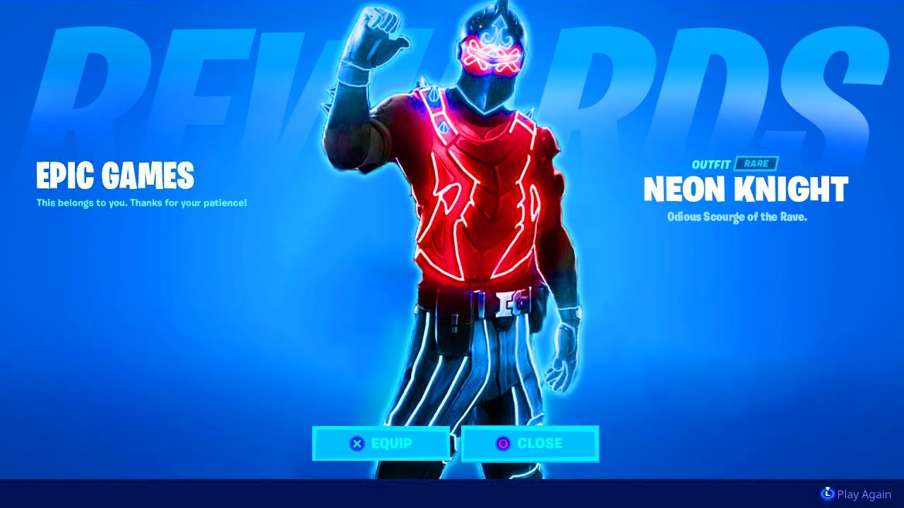Claim 3 FREE NEON REWARDS in Fortnite.. (Party Royale Event)