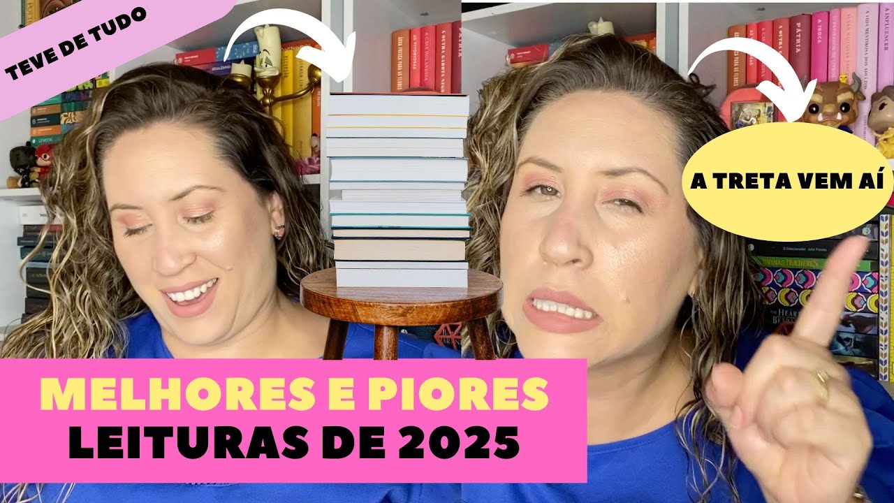 MELHORES E PIORES LEITURAS DE 2025
