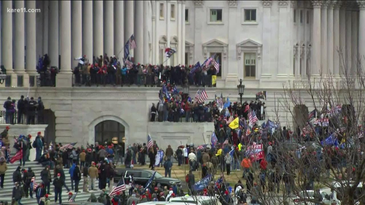 Pro-Trump supporters breach the U.S. Capitol on Wednesday