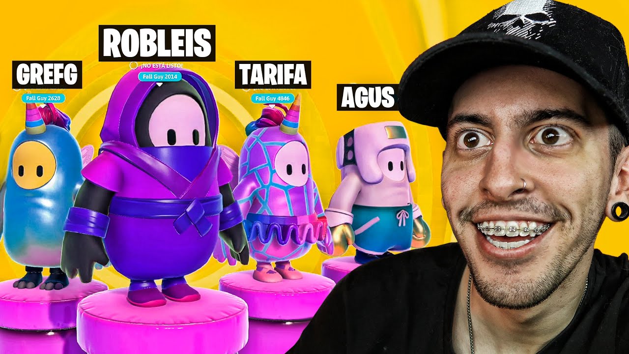 ASÍ FUE EL TORNEO DE FALL GUYS CON GREFG, TARIFA Y AGUS | Robleis