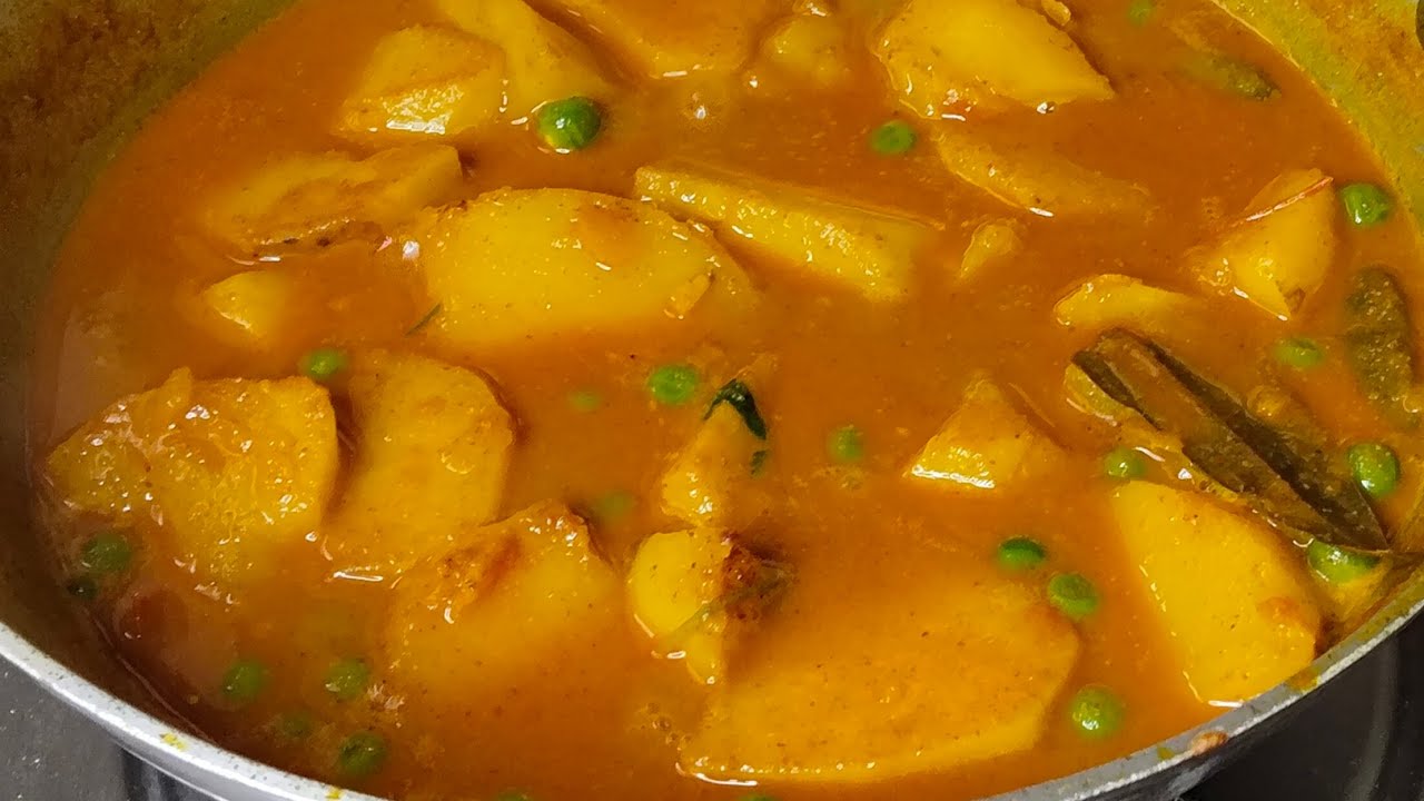 Veg Aloo Motor/নিরামিস আলু মটর@swadbadalerranna# Aloo MotorRecipe 