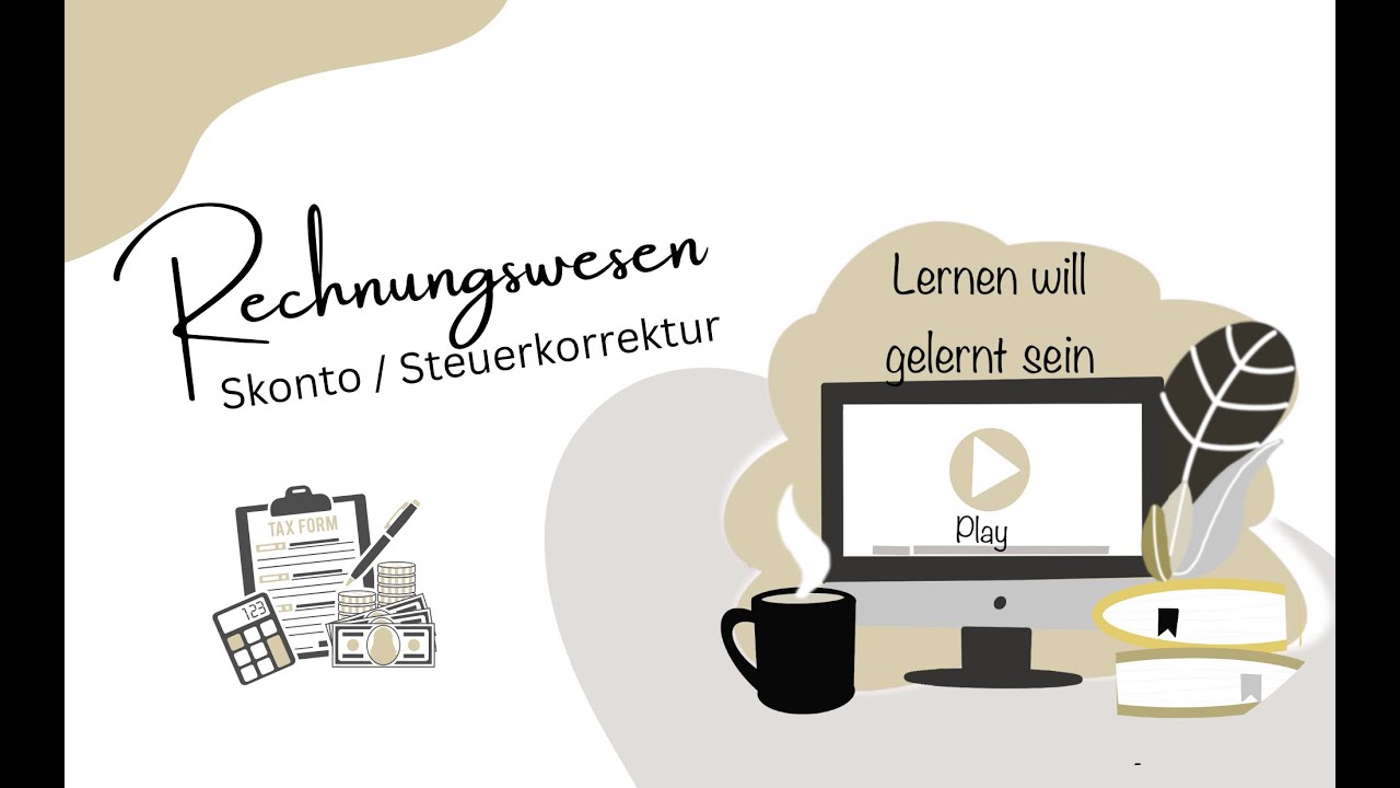 Skonto- und Steuerkorrektur