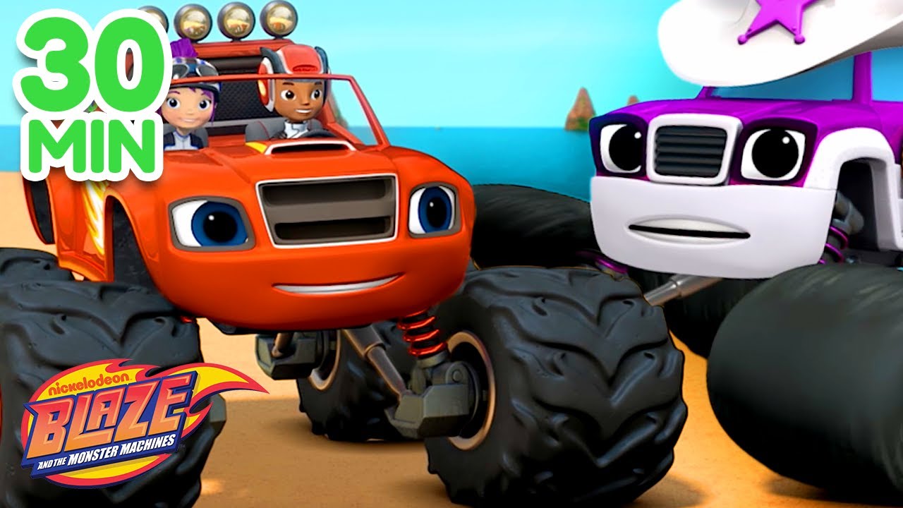 Blaze & Starla Transformations & Rescues! | 30 Minute Compilation | Blaze and the Monster Machines