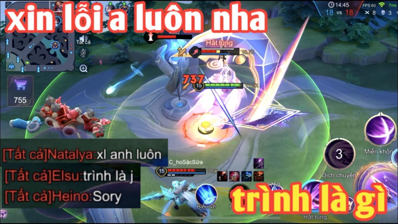 Liên Quân _ Gặp Anh Hảo Cầm Nakroth Mà Đòi Khoe Trình Là Dở Rồi | Xin Lỗi Mấy Anh Luôn