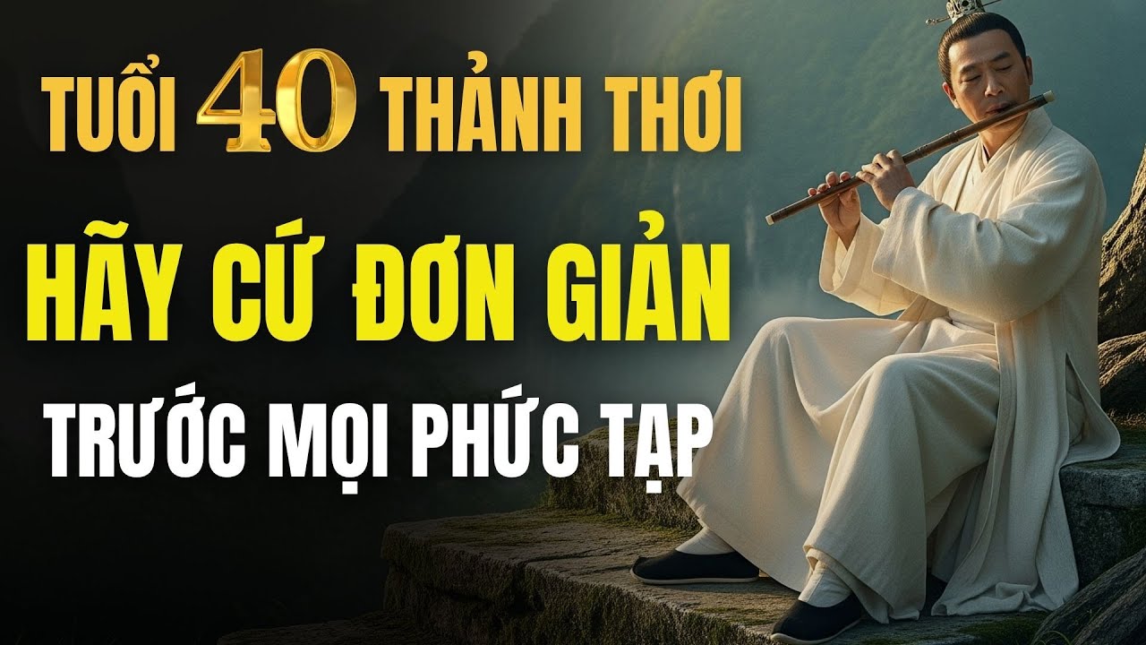 Hãy Cứ Đơn Giản Trước Những Phức Tạp – Cách Sống Của Người Thật Sự Hiểu Đời Tuổi 40