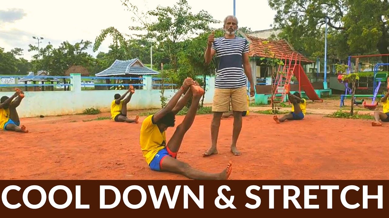 Cool down exercise after Workout, Match & Practice
