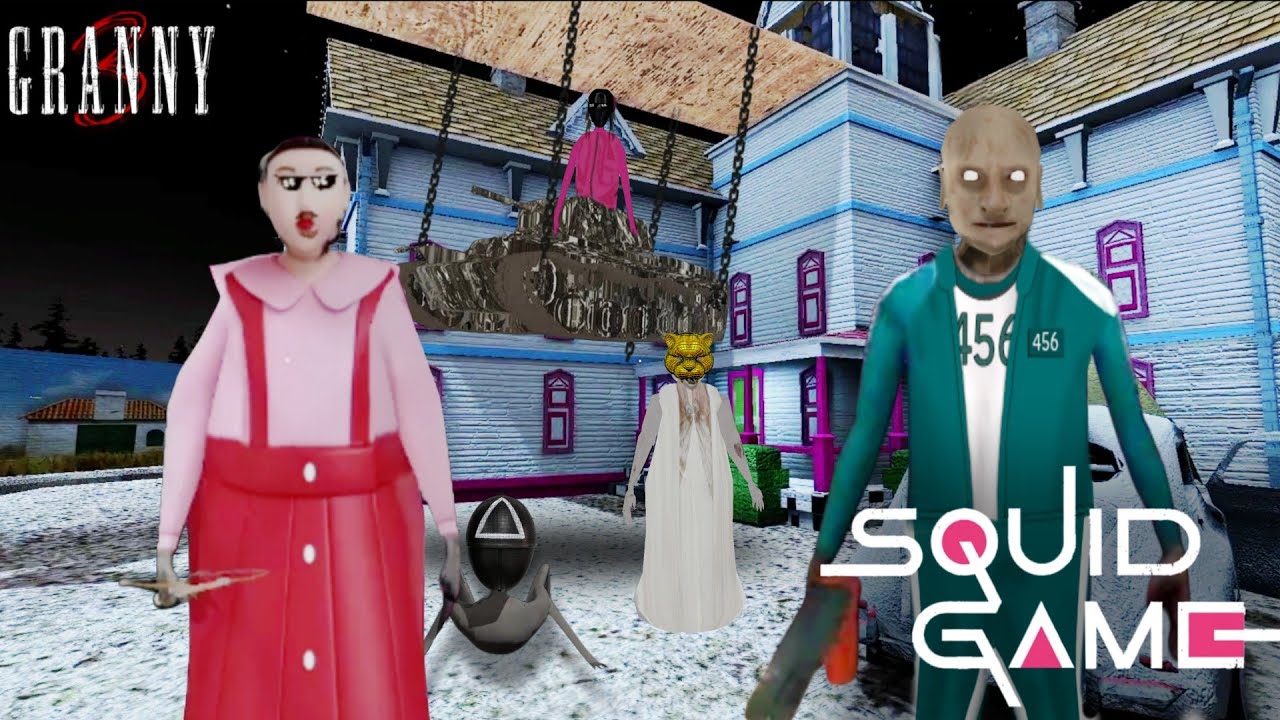 Squid Game in Granny 3 : Full Gameplay