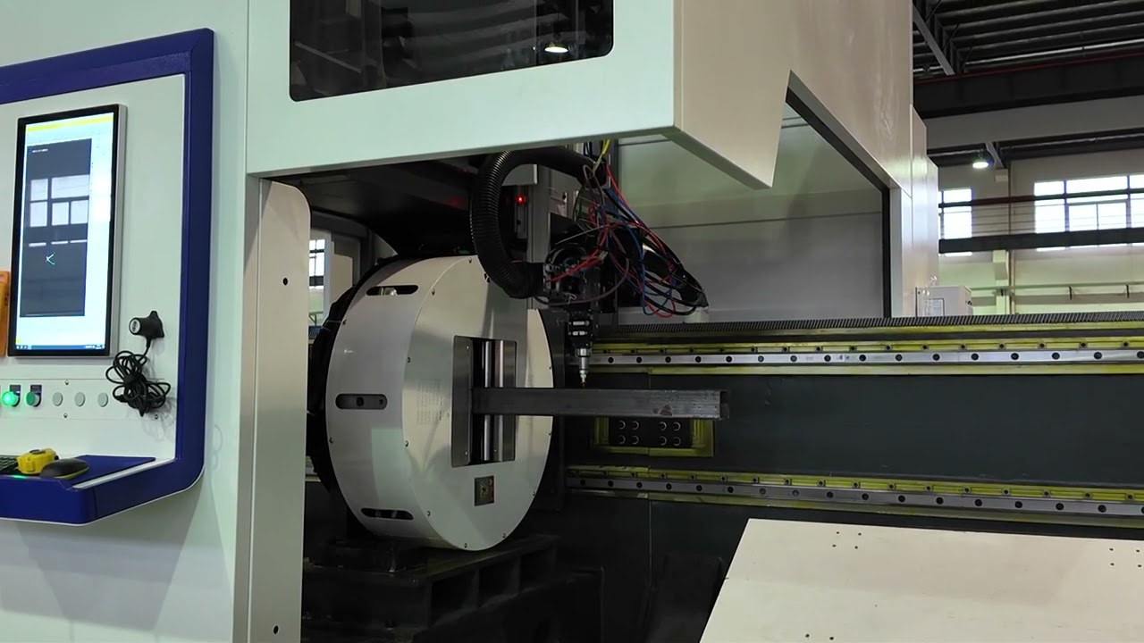Rbqlty's newly completed 6kW professional laser tube cutting machine