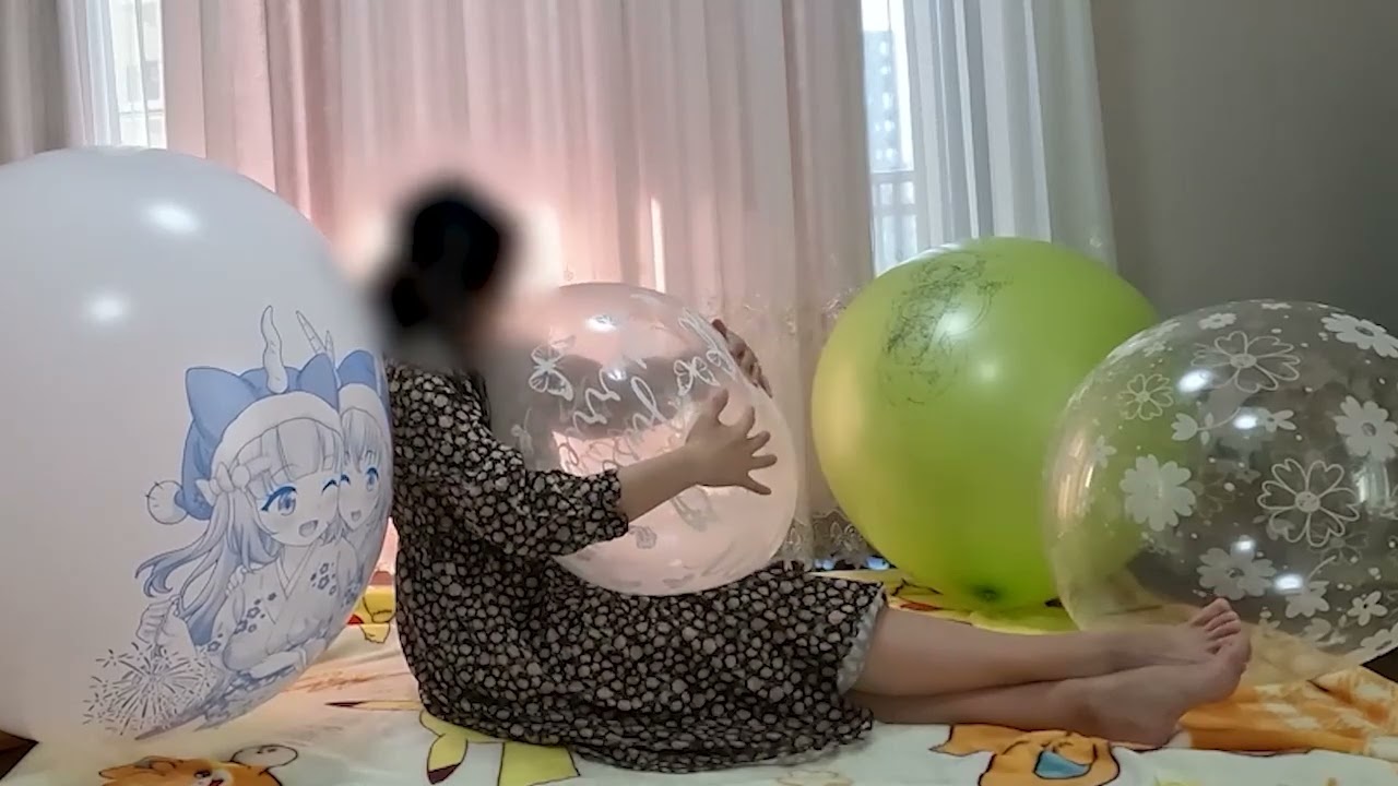 【nonpop】風船を膨らませてみたよ！