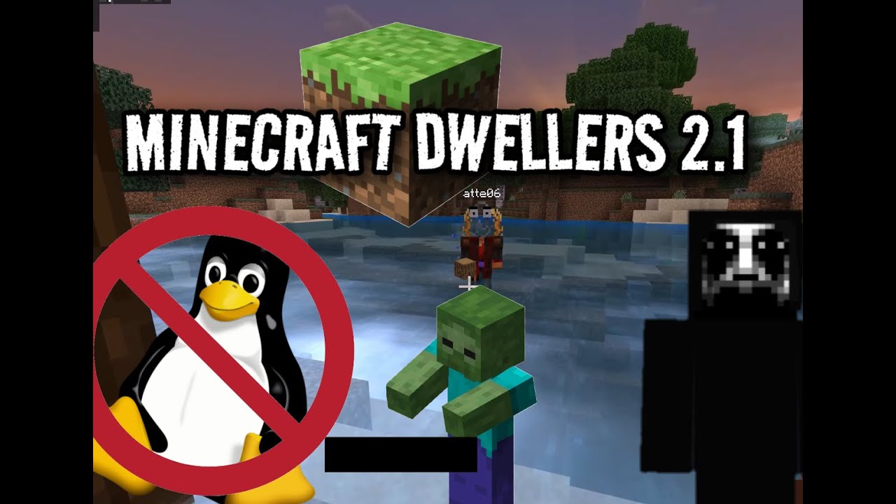MINECRAFT  DWELLERS 2.1 - Slaget mot k*kbelägda zombies