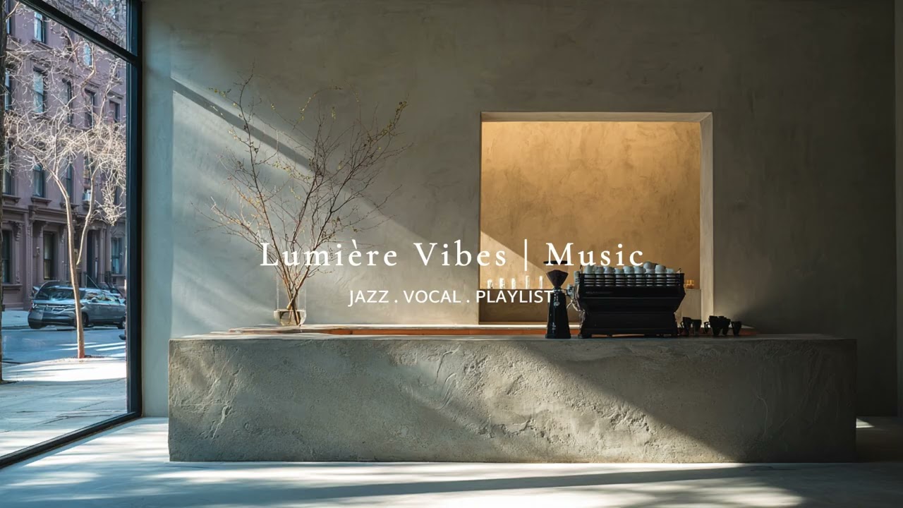 [playlist] Quiet Urban Coffee Corner ☕ Gentle Jazz Ambience | Minimalist Warmth