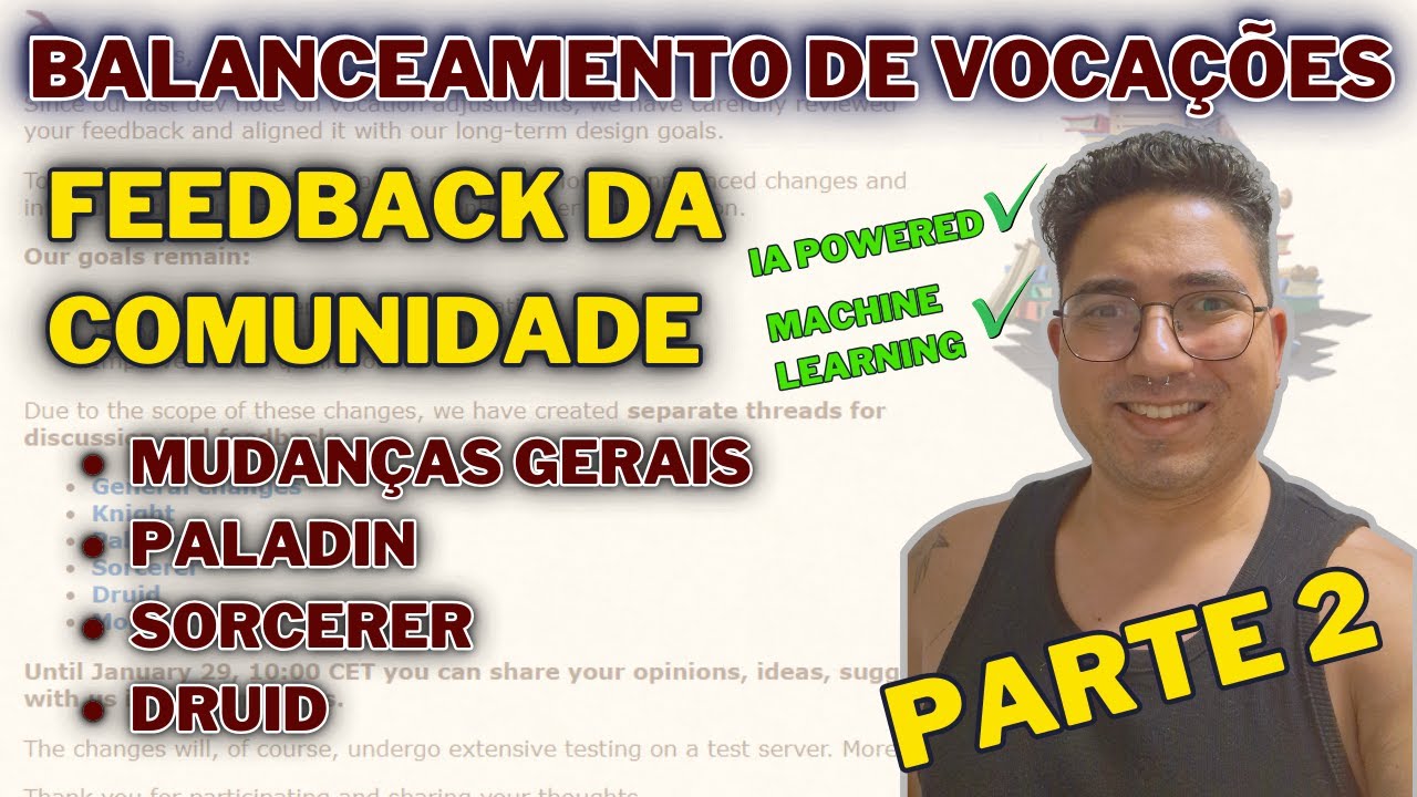 ANÁLISE DO FÓRUM COM MACHINE LEARNING E IA – PARTE 2 | MUDANÇAS GERAIS, PALADIN, SORCERER E DRUID