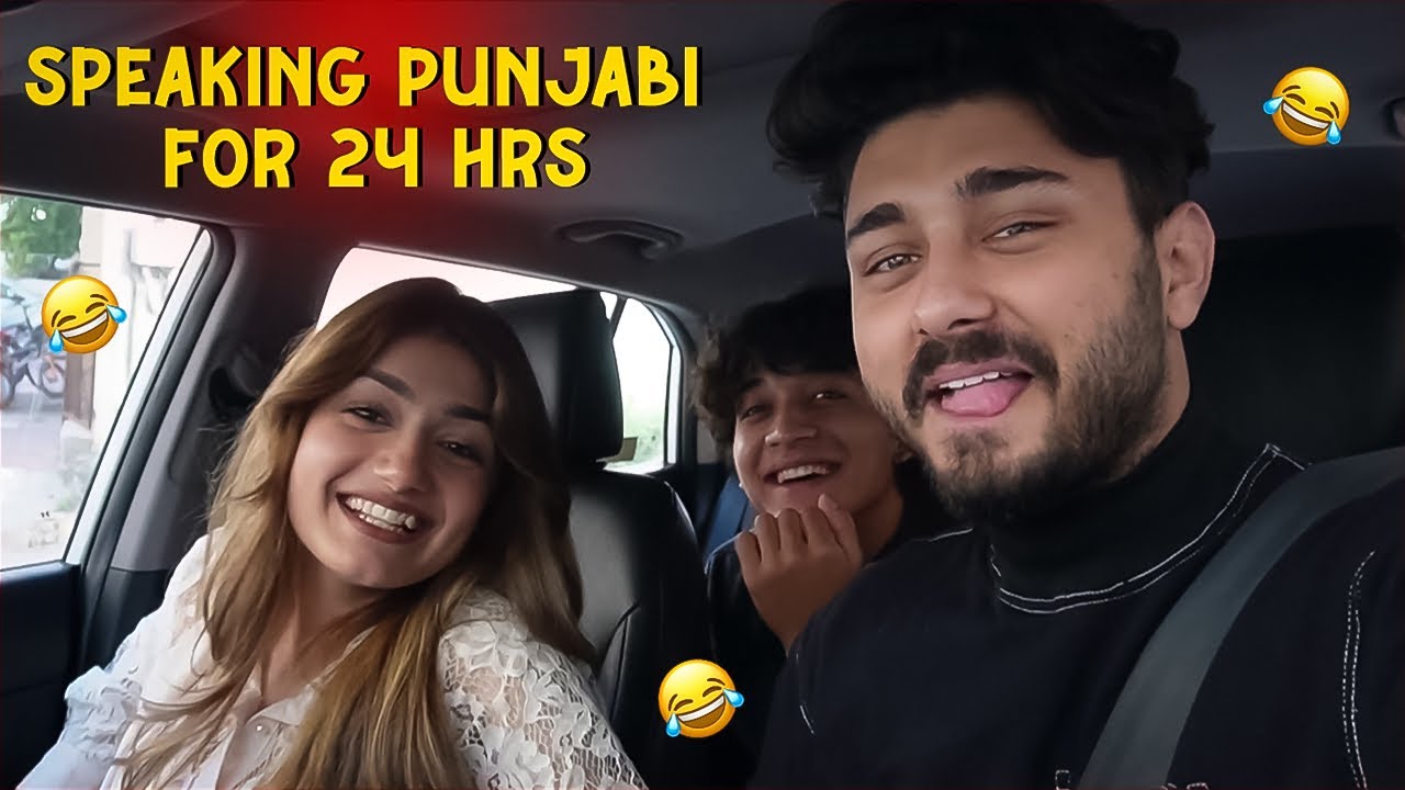 FIRST VLOG IN 'PUNJABI'👀😂 || ft. @Hardik Sharma & @The Akash Thapa || AMULYA RATTAN