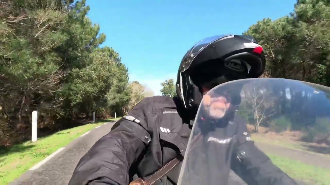  Souvenir   d'une  balade  en moto dans les Landes   