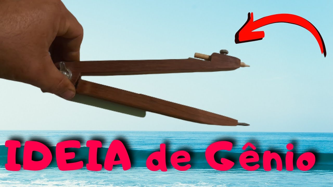 Como Fazer Compasso de MADEIRA de Marceneiro e Carpinteiro! Nunca Mais Fico sem 1 desse1 Faça o seu