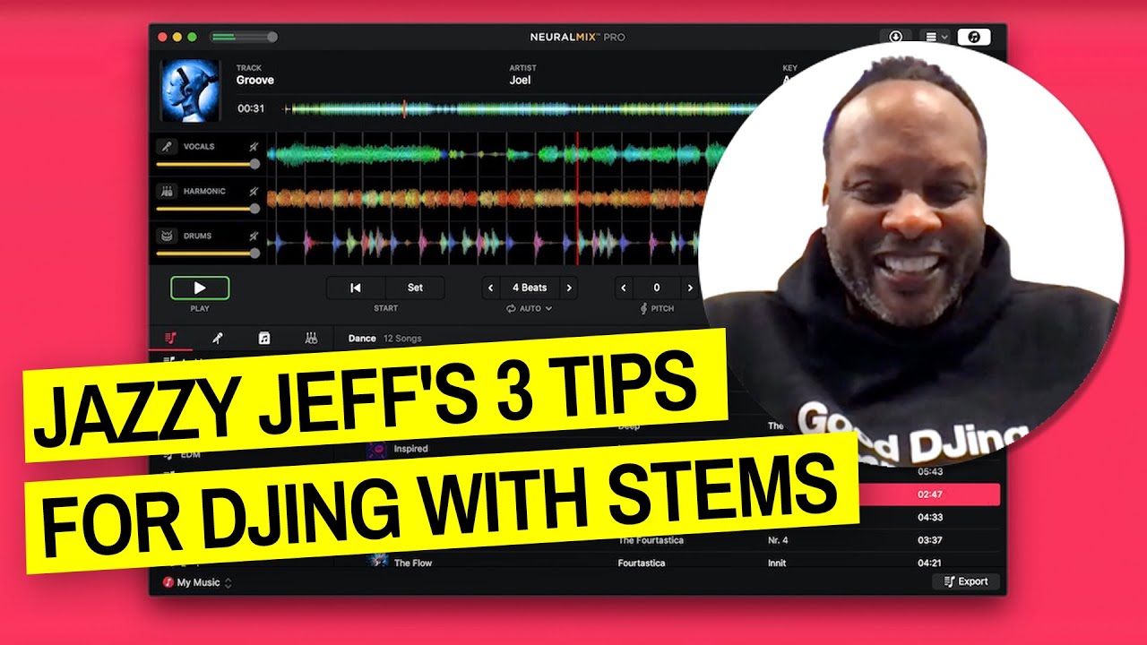 Jazzy Jeff's 3 Tips For DJing With Stems