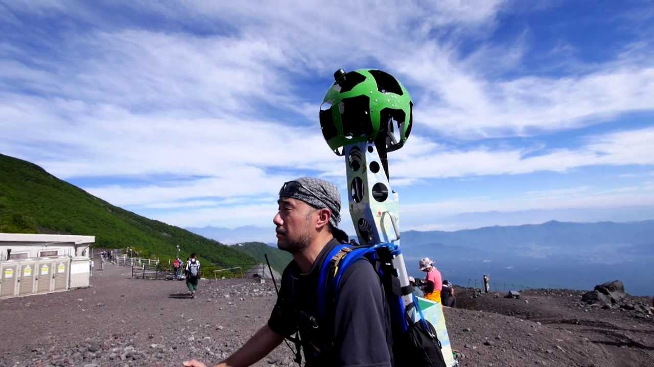 富士山をストリートビューする / Google Maps Street View of Mount Fuji