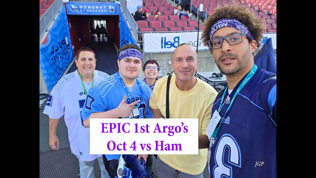 EPIC 1st Charity joins the Toronto Argonauts! | From Wasaga Beach to BMO Field Adventure
