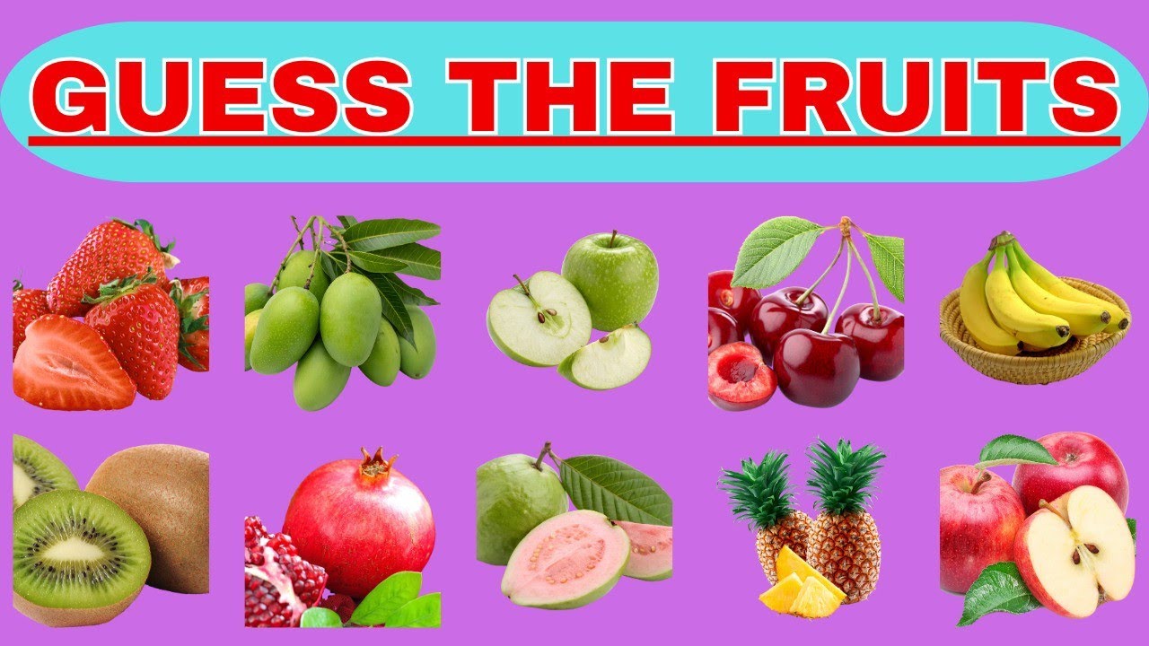 Can You Guess 20 Fruits? 🍓 | Kids Fruits Quiz