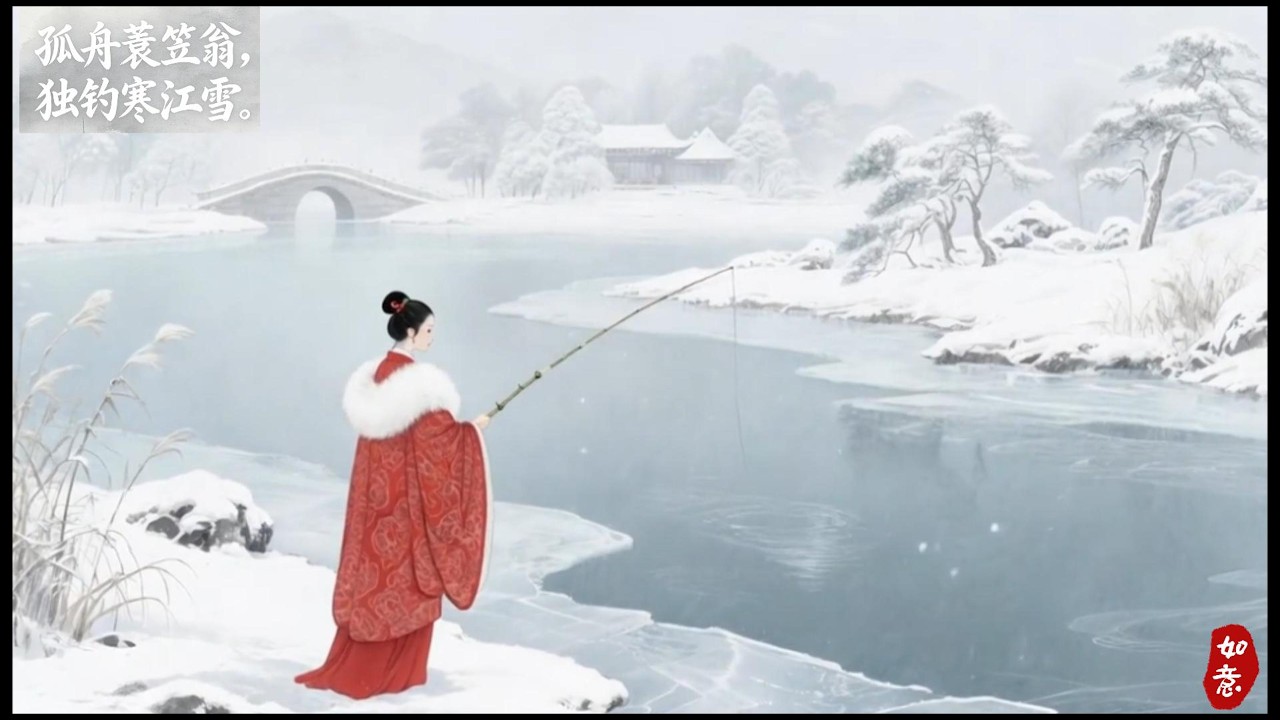 River Snow: Ultimate Zen & Loneliness | Minimalist Guqin Music for Deep Sleep (4K)