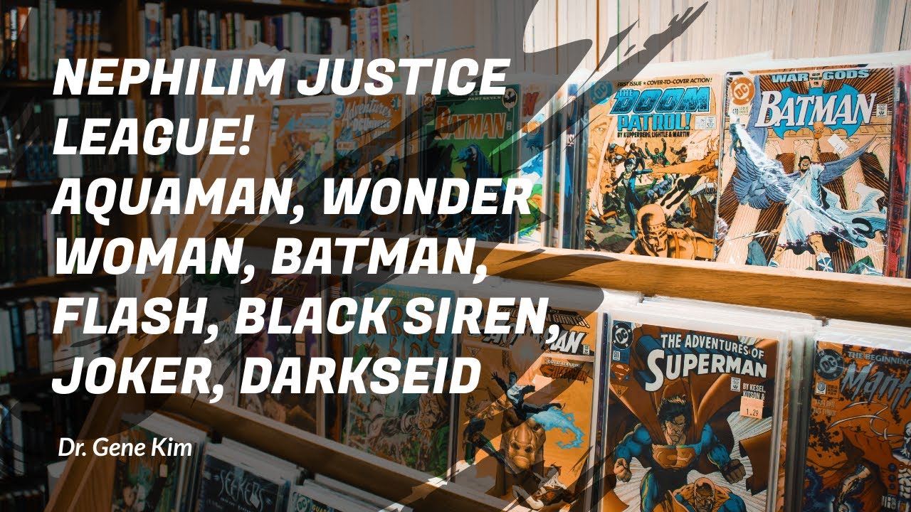 NEPHILIM Justice League! Aquaman, Wonder Woman, Batman, Flash, Black Siren, Joker, Darkseid